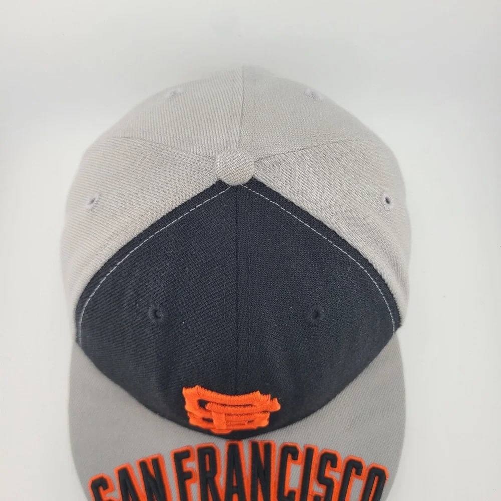 New Era 59FIFTY San Francisco Giants MLB Cap Mens 7 3/8 Gray Black Fitted Hat